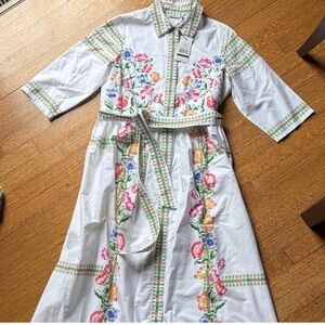 Hermoza Francesca dress,florals in Florence NWT size small